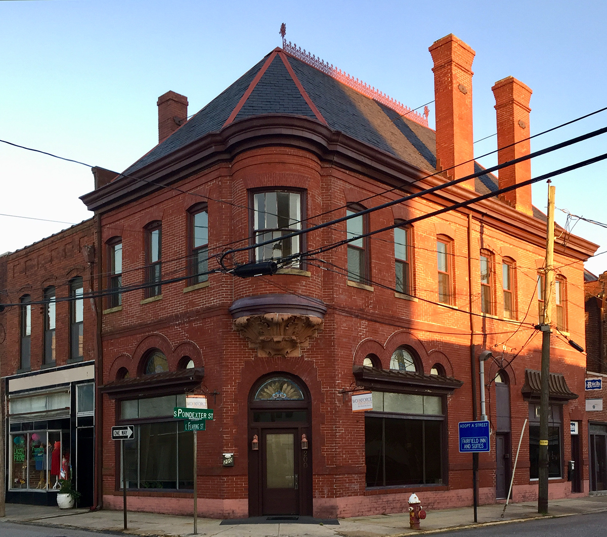 Historic Albemarle Bank building