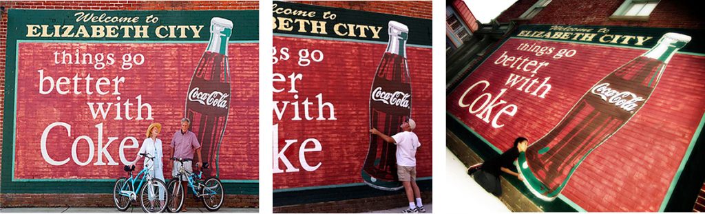 Coke Mural Fun in Elizabeth City 3